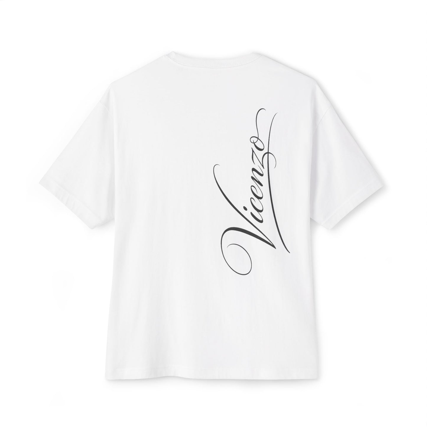 Vicenzo Oversized Tee — White