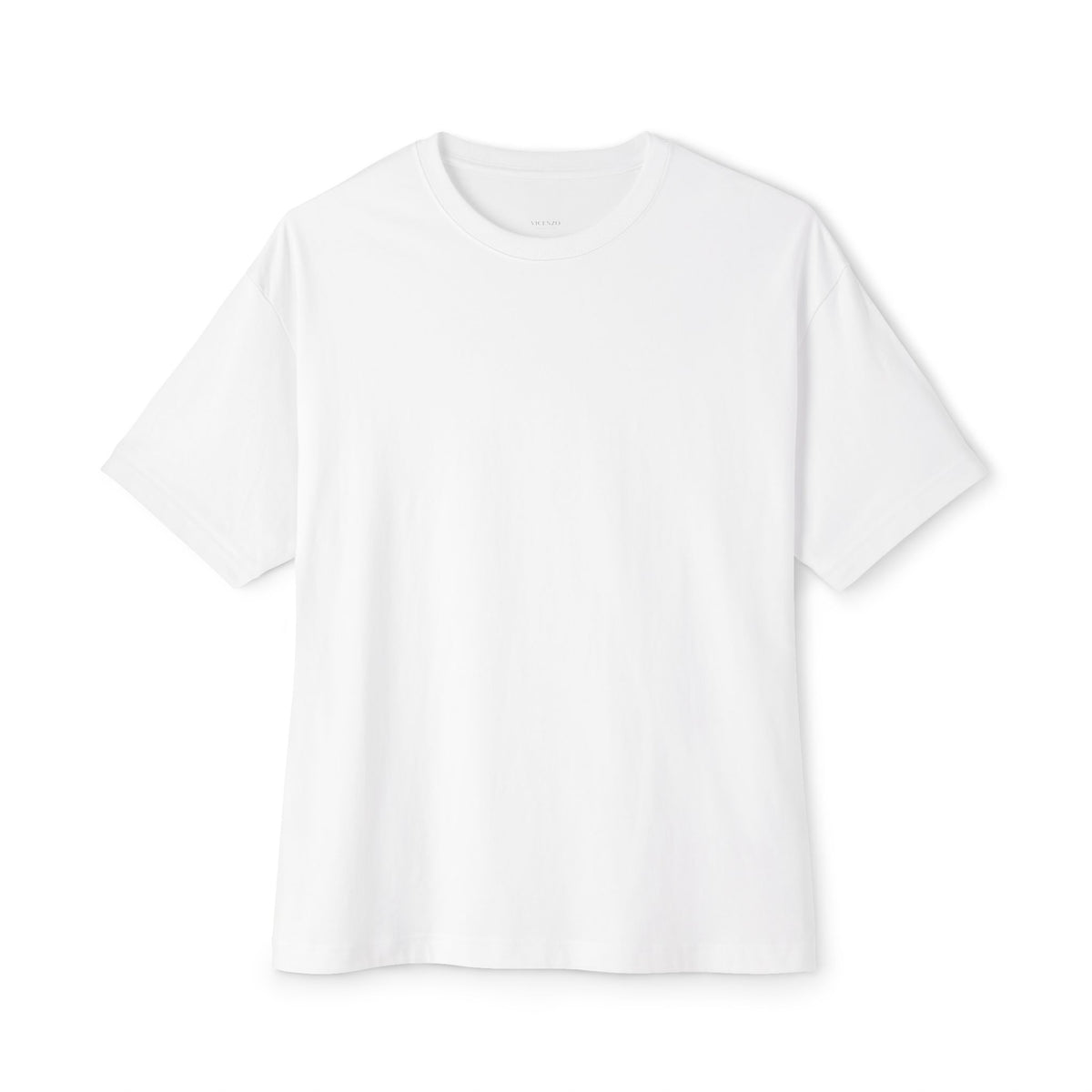 Vicenzo Oversized Tee — White