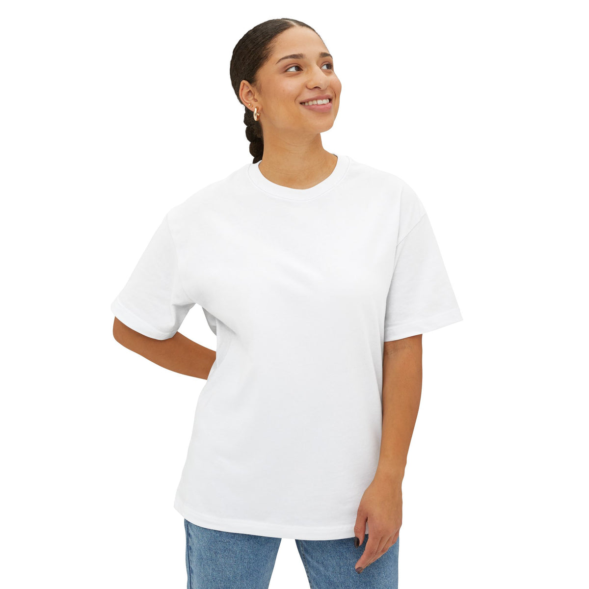 Vicenzo Oversized Tee — White